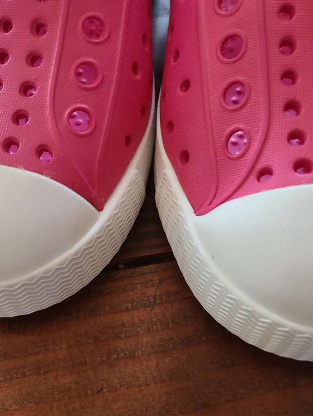 LIKE NEW Native Kids Purple & Yellow, and Pink & White Slip-On Shoes - C11